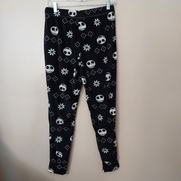 Disney Nightmare‎ Before Christmas Leggings Sleep Pants Black Small - Picture 4 of 8
